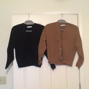 Set of two Zara cardigans